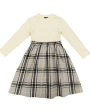 チェック ドッキング ワンピース(ベビーサイズ)