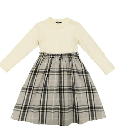 チェック ドッキング ワンピース(ベビーサイズ)