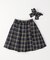 チェック キュロットスカート(140-160cm)