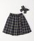 チェック キュロットスカート(110-130cm)