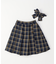 チェック キュロットスカート(110-130cm)