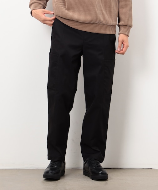 ポリエステルツイル テーパード ベイカーパンツ