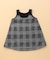 グレンチェックプリント 裏起毛 ジャンパースカート(ベビーサイズ)
