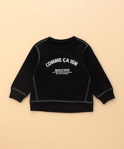 “にっぽんの色” 3本針ステッチ ロゴトレーナー(ベビーサイズ)