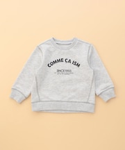 “にっぽんの色” 3本針ステッチ ロゴトレーナー(ベビーサイズ)