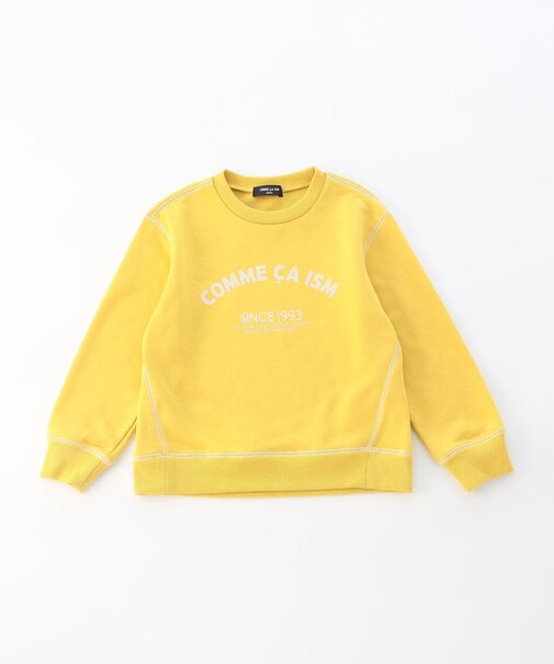 “にっぽんの色” 3本針ステッチ ロゴトレーナー