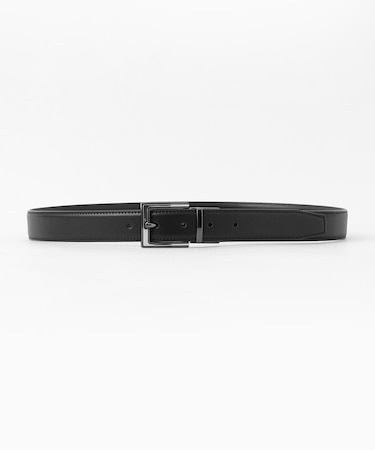 【リバーシブル】マイクロ市松型押しベルト