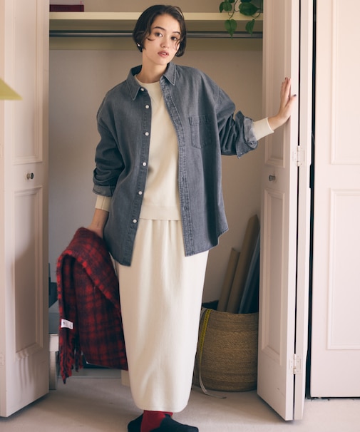 デニムビックシャツ