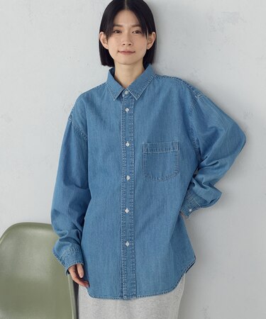 デニムビックシャツ
