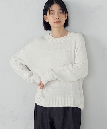 カラーネップ ニット