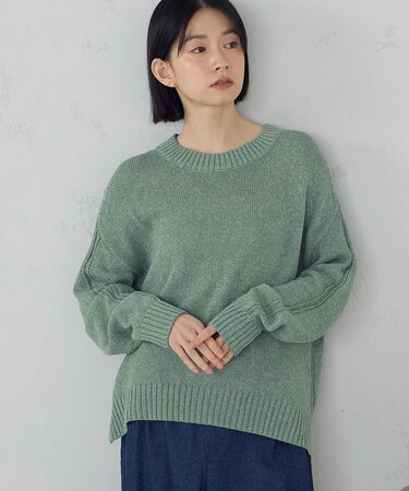 カラーネップ ニット