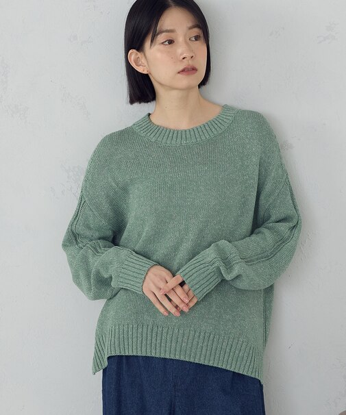 カラーネップ ニット