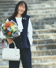 【宮城舞さん着用】ファンシーツイード ジレ