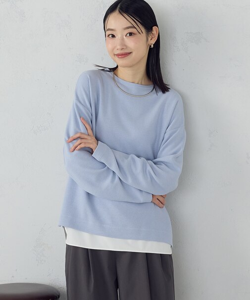 【セットアイテム】ボトルネック+タンクトップカットソー