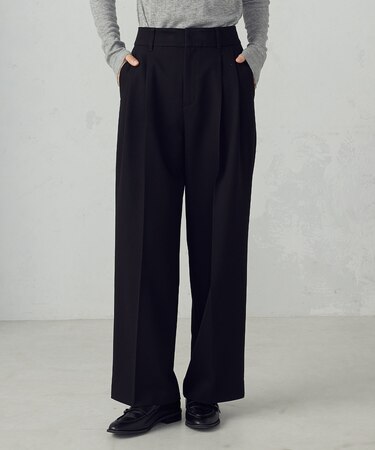 ストレッチツイル 2タックワイドパンツ / セットアップ対応