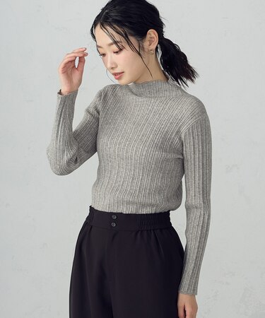 ベーシック ランダムリブニット