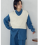 Vネックニットベスト