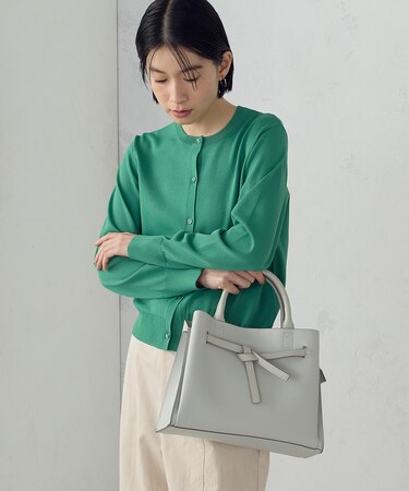 リボンあおりトートバッグ