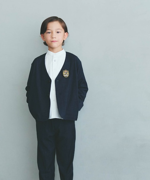 ノーカラージャケットセットアップスーツ(110-130cm)