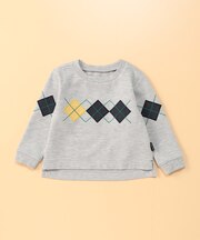 アーガイル長袖Tシャツ(ベビーサイズ)