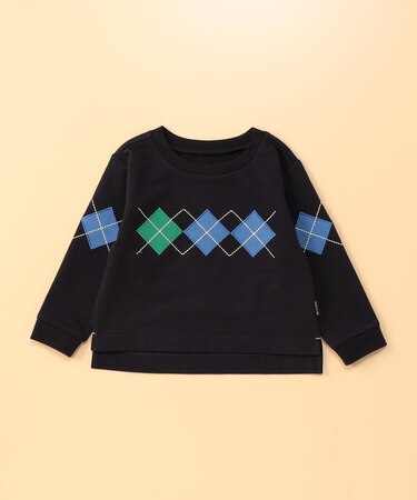 アーガイル長袖Tシャツ(ベビーサイズ)