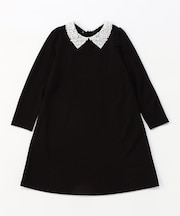 レース襟付きワンピース(100-130cm)