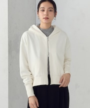 裏毛 ジップアップパーカー