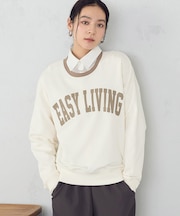 ロゴ裏毛トレーナー