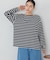 ハンドステッチ風 ボーダーロンT
