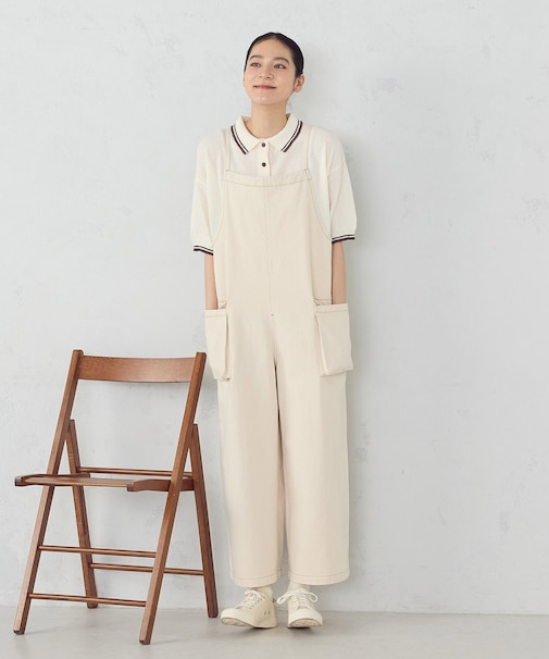 ヒッコリー/ツイル サロペット