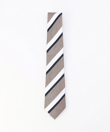 ヘリンボーンレジメン柄 ネクタイ