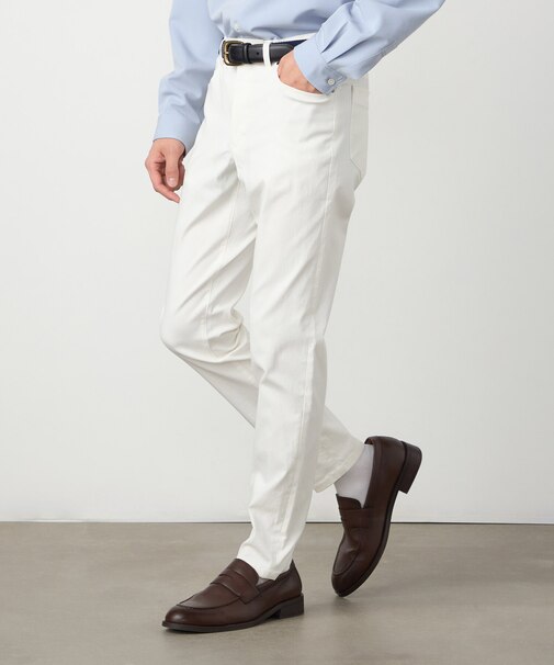 【スマートベーシックパンツ】ハイテンションツイル スキニーパンツ