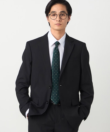 【セットアップ対応】ポリエステル ウール トロピカル ジャケット