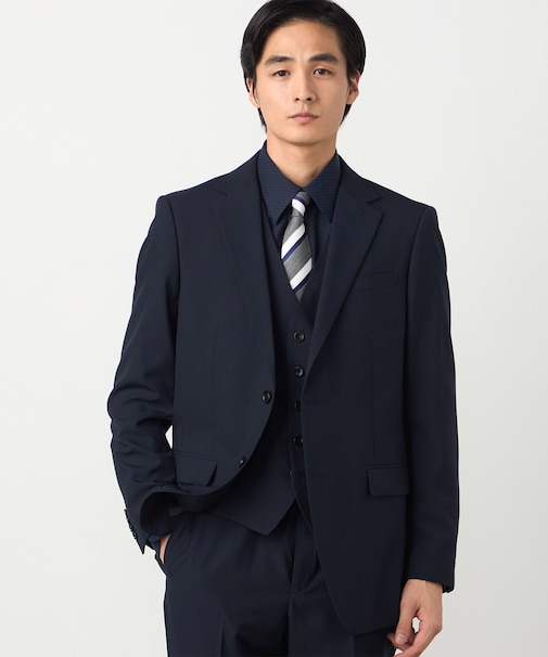 【セットアップ対応】ポリエステル ウール トロピカル ジャケット