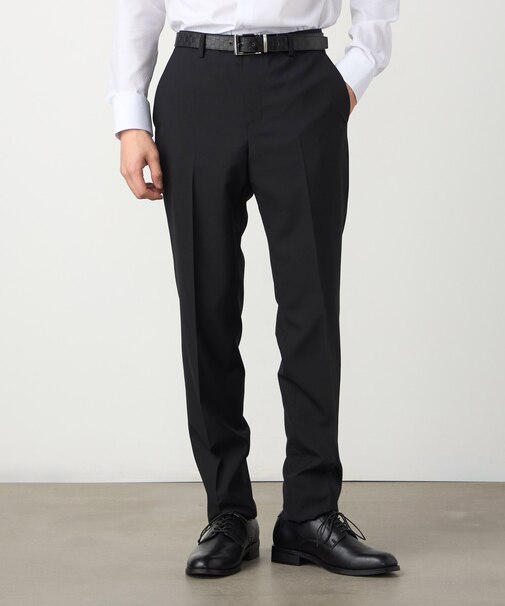 【セットアップ対応】ポリエステル ウール トロピカル パンツ