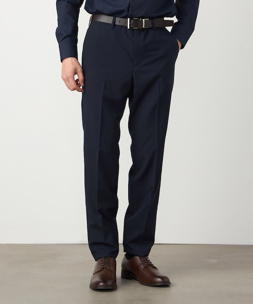 【セットアップ対応】ポリエステル ウール トロピカル パンツ