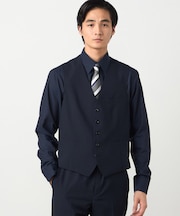 【セットアップ対応】ポリエステル ウール トロピカル ベスト