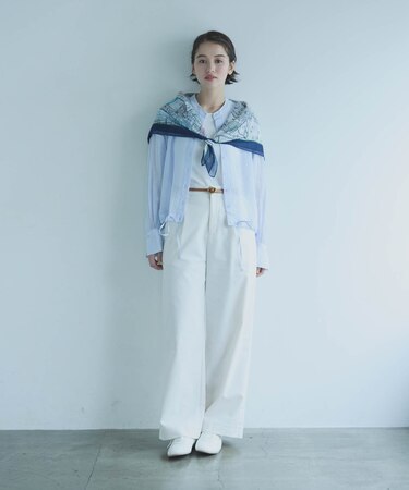 【美しいベーシックパンツ】裏メッシュ チノパンツ