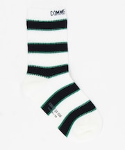 ボーダークルーソックス