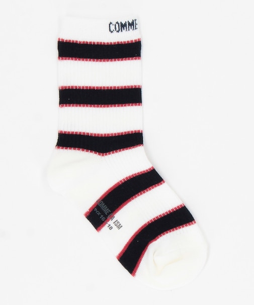 ボーダークルーソックス