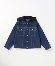 デニムライクストレッチ ジャケット