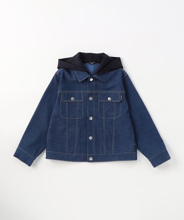 デニムライクストレッチ ジャケット