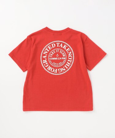 サークルプリント 半袖Tシャツ