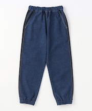 デニムライクストレッチ ジョガーパンツ