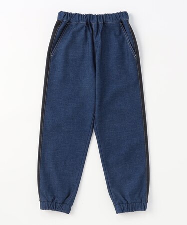 デニムライクストレッチ ジョガーパンツ