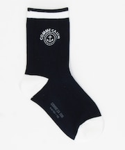 碇モチーフ刺繍 クルーソックス