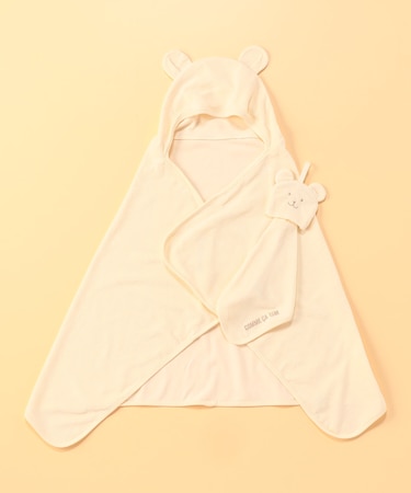 耳付きバスマント・タオル 2点ギフトセット