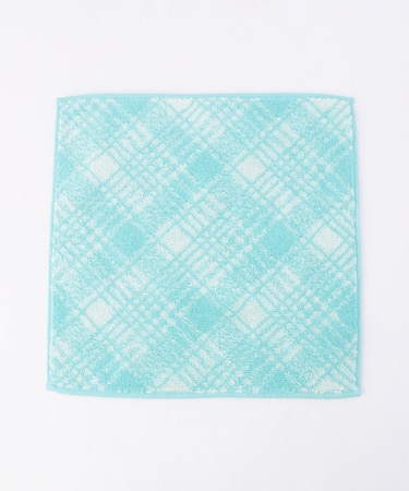 チェック柄ハンカチタオル