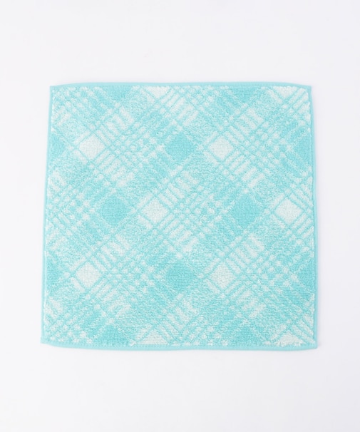 チェック柄ハンカチタオル
