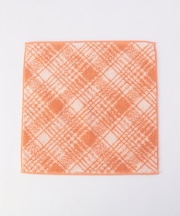 チェック柄ハンカチタオル